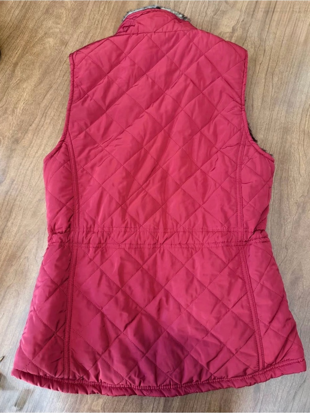 Fenn Wright Manson Quilted Faux-Fur Lined Vest - pink - Picture 3 of 4
